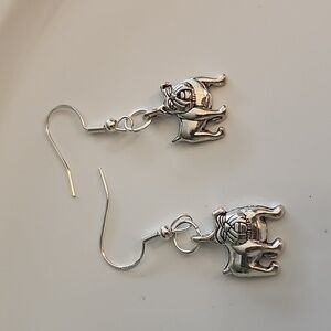 Bulldog Earrings 925S Post ER